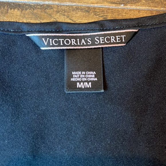 Victoria Secret Black Satin Lace Camisole Tank - Picture 3 of 4